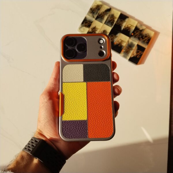 Sheen Leather Metal Frame Magsafe Case iPhone 17 Pro Max