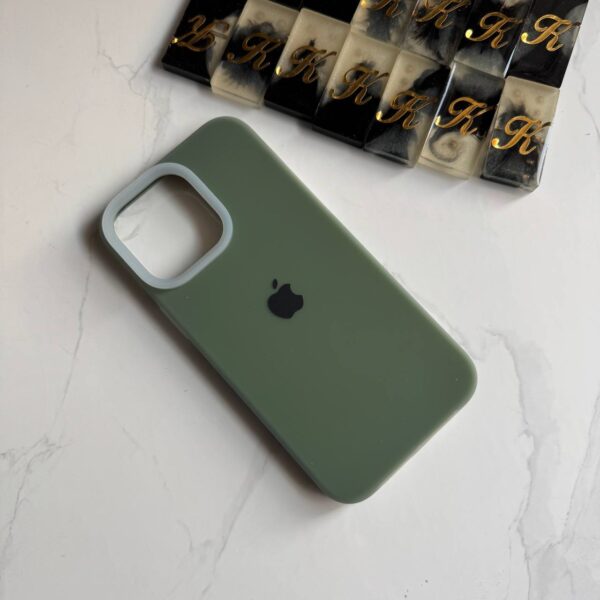Premium Silicone Iphone Case With Apple Logo