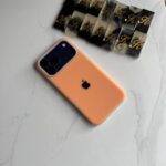 Premium Silicone Iphone Case With Apple Logo