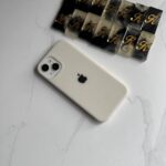 Premium Silicone Iphone Case With Apple Logo
