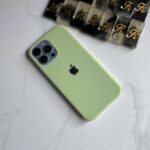 Premium Silicone Iphone Case With Apple Logo