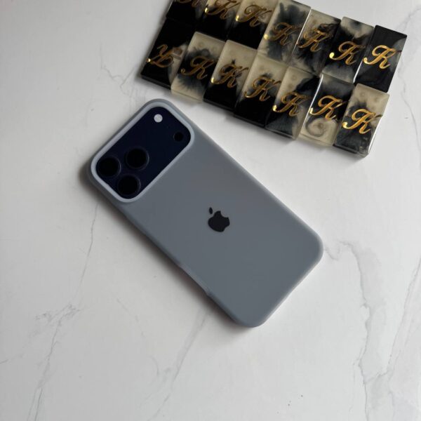 Premium Silicone Iphone Case With Apple Logo