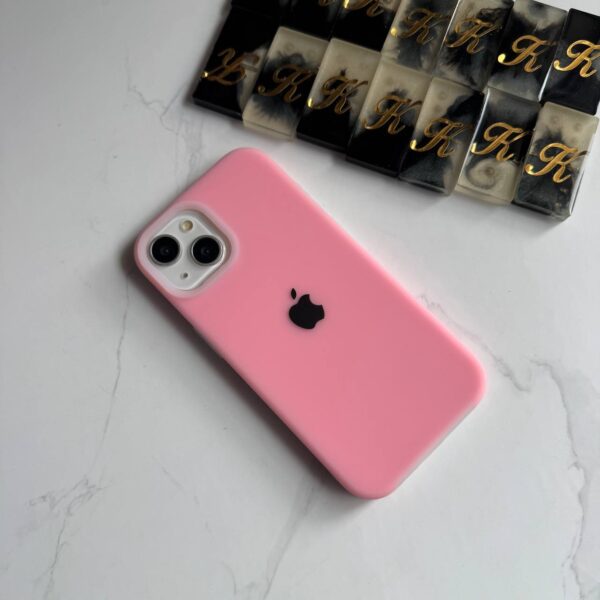 Premium Silicone Iphone Case With Apple Logo