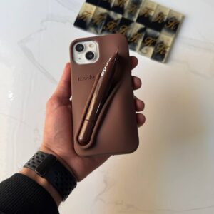 Rhode Lip Gloss Phone Case - Espresso, 14Plus/15Plus